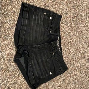 Black American eagle shorts